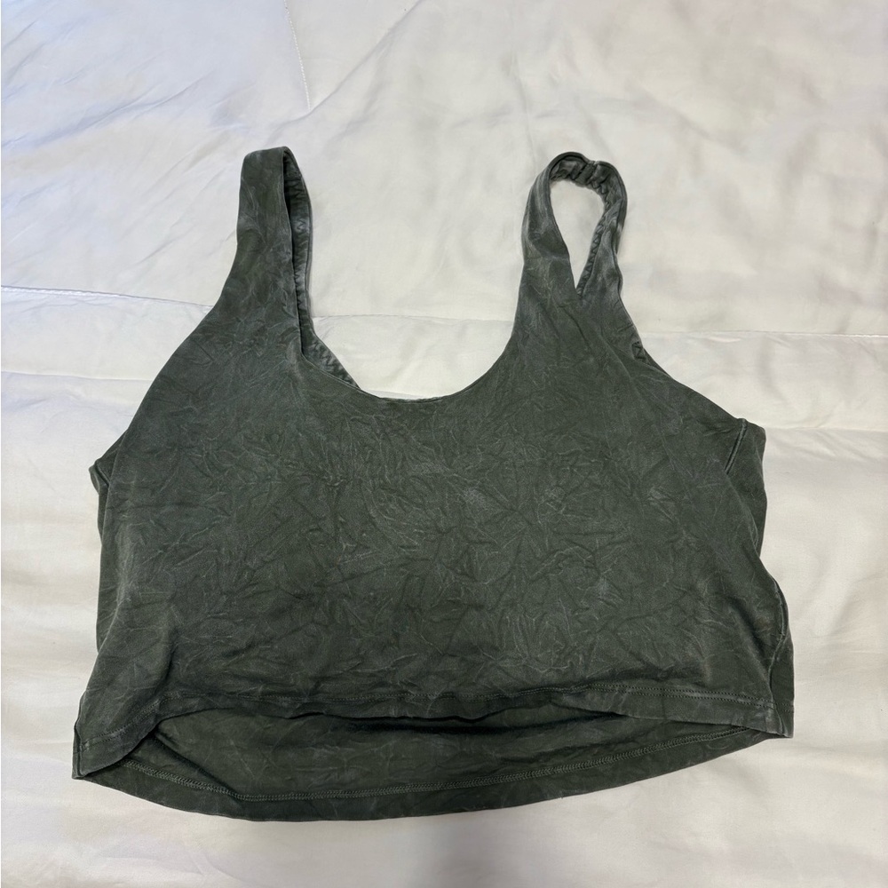 Aerie Offline Dark Green workout Crop Top